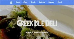 Desktop Screenshot of greekisledeli.com